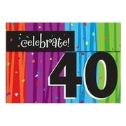 MILESTONE CELEBRATIONS 40TH BIRTHDAY INVITATIONS - Party Supplies