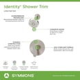 thumbnail image 2 of Symmons 6791STN15TRM Identity Hydromersion Shower Only Trim Package - Nickel, 2 of 7