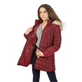 thumbnail image 3 of Roosevelt chamarra mujer 010001000699 rojo Chica, 3 of 4