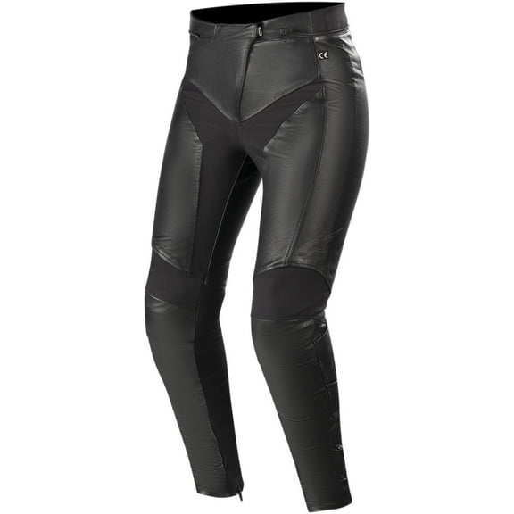 Alpinestars Vika V2 Womens Leather Pants (36, Black)
