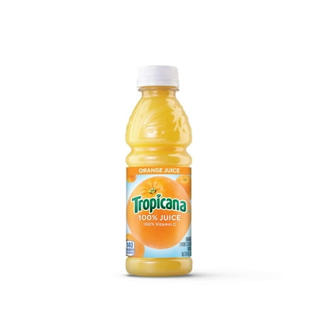 (24 Bottles) Tropicana Orange Juice, 10 fl oz