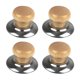 thumbnail image 4 of Manija de tapa universal, 4 paquetes, perilla de sujeción, tapa de perilla para olla de aceite, tetera, 4 of 9