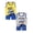4PCS-Blue&Yellow, variant on Toddler Boys 4 PCS Tank Top and Shorts Set Cotton Sleeveless Shirts and Shorts Summer Outfits(Blue&AG,3-4 Years)