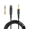 thumbnail image 1 of Estéreo HiFi de 35 mm a mini auricular de resorte Cable de audio para amplificador de altavoz, 1 of 6