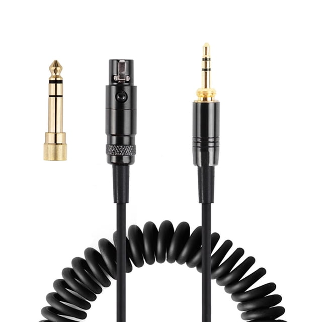 Estéreo HiFi de 35 mm a mini auricular de resorte Cable de audio para amplificador de altavoz