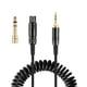 thumbnail image 1 of Cable de audio de repuesto Likrtyny con adaptador de 6,35 mm 3,5 mm macho a Mini auricular resorte, 1 of 9