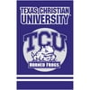 NCAA Applique Flag, Texas Christian Horned Frogs