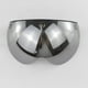 thumbnail image 2 of Lente de visera abatible hacia abajo para cascos de motocicleta broches, instalación simple, compacta y ligera Plata, 2 of 7