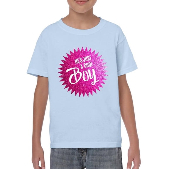 He's Just A Cool Boy T-shirt Youth's -SmartPrintsInk Designs
