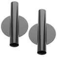thumbnail image 1 of Juego de 2 floreros de pared para decoración de interiores. Jarrón metálico con adhesivo en la parte posterior, ideal para sala de estar u oficina., 1 of 7