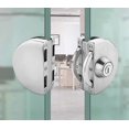 thumbnail image 5 of Stainless Steel Glass Door Lock Double Glass Door Lock Sliding Door Glass Door with 3 Copper Keys for Shop and Officecan be Locked Inside, 5 of 5