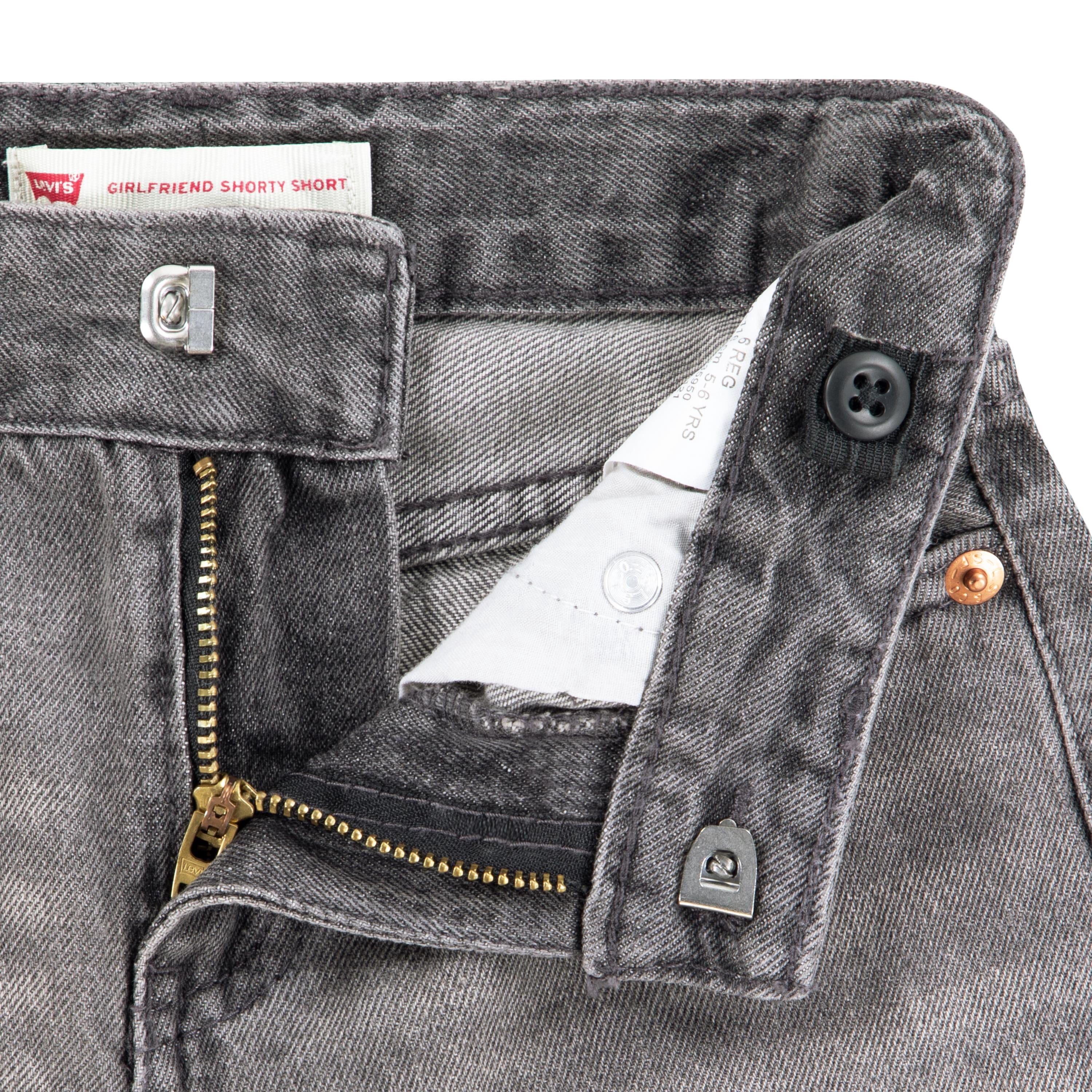 Levi's Girls' Girlfriend Denim Shorty Shorts, Sizes 4-16