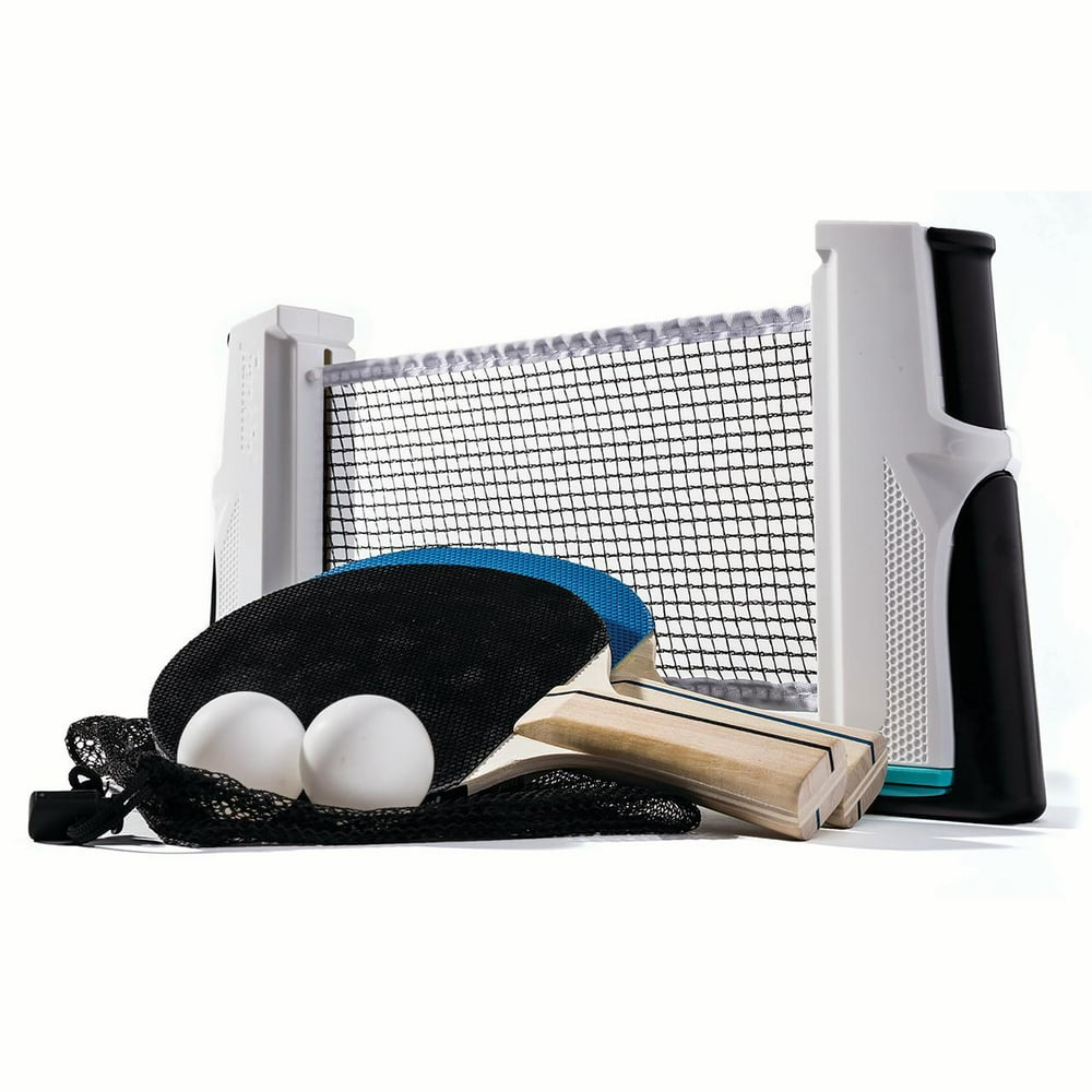 Franklin Sports Anywhere Table Tennis Complete Portable PingPong Set Includes PingPong