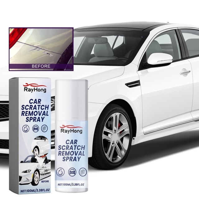 Spray reparador de arañazos para coches | Removedor de oxidación y recubrimiento cerámico líquido | Brillo de vidrio súper hidrofóbico | Protección multisuperficie | 100ML | Duradero y fácil de