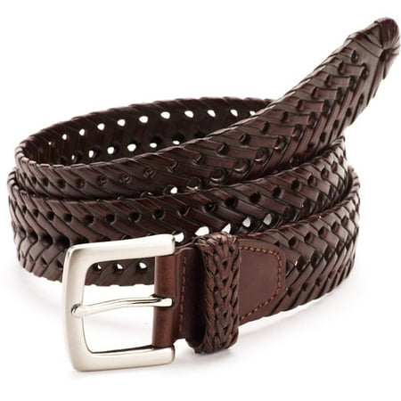 Faded Glory - Men's Braided Leather Belt - Walmart.com