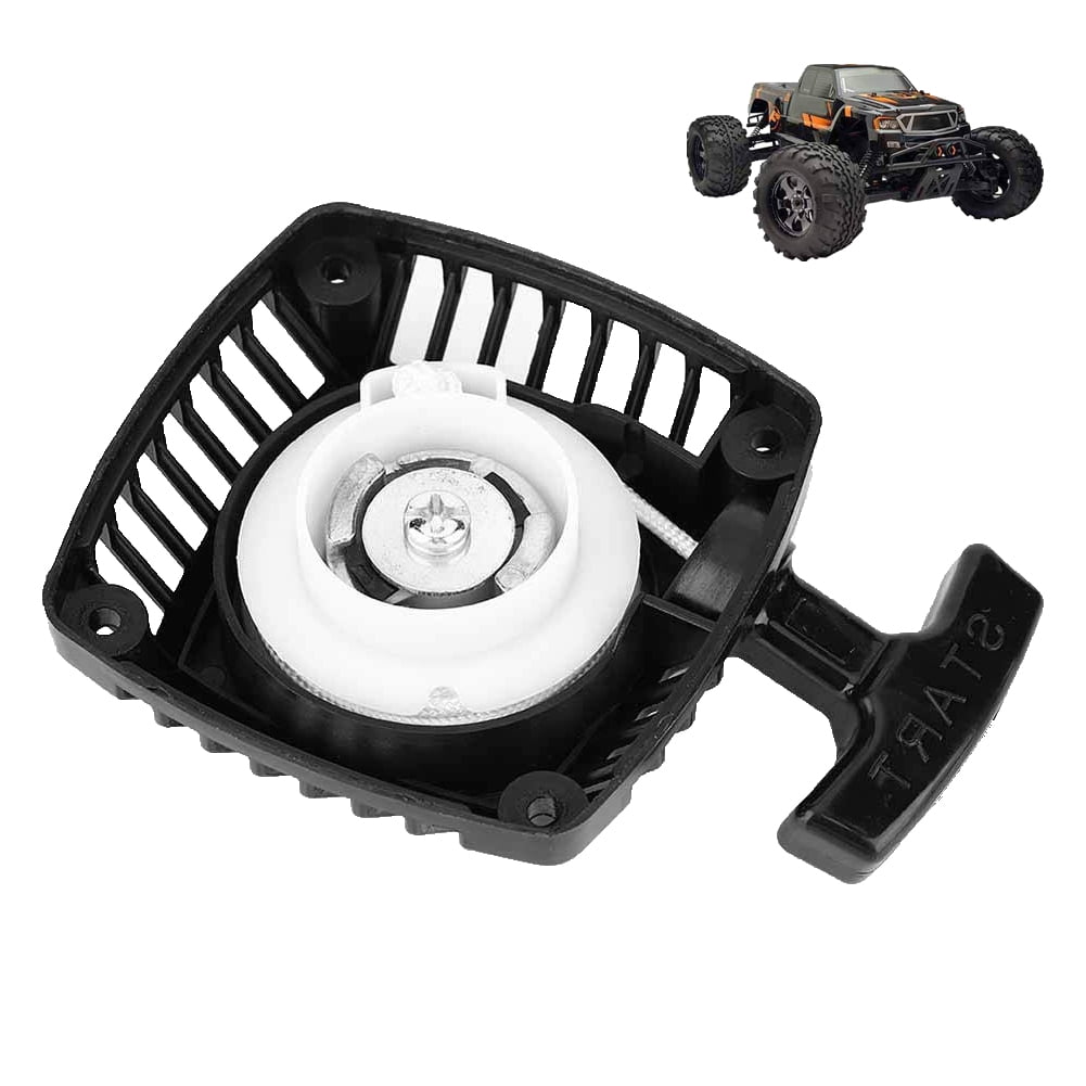 Woyisisi Pull Starter Power Starter for 23cc 26cc 29cc 30cc RC Car Gas Engine Puller Aluminum Alloy Engine