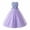 Purple, variant on SUXIAN Dress for Girls Starry Sequin Evening Sleeveless Party Gown Elegant Occasions Toddler Girl Dress Beige 9-10 Years