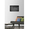 thumbnail image 2 of Chalk Map - World Wall Poster with Push Pins, 14.725" x 22.375", 2 of 2
