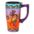 thumbnail image 1 of Taza de viaje de cerámica Spoontiques Kokopelli, 1 of 1