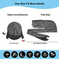 thumbnail image 3 of Aueoeo Durags Caps for Men Elastic Wave Cap with Long Tail Headwraps Satin Doo Rags Hair Cap Soft Breathable Wide Strap Pirate cap Dome Hat for Hip-hop Decor, 3 of 3