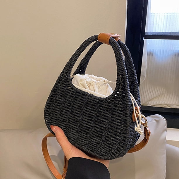 Bolsas Con Asa Superior Bolsa bandolera para mujer Bolsa de hombro femenino tejido de alta capacidad Cadena Ocio diario Sywqhk Para Estrenar