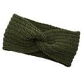 thumbnail image 2 of Diadema de ganchillo Qarigey para El sudor color Verde pepinillo profundo, 2 of 6