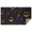 Halloween Glowing Pumpkins, variant on Halloween Gravestones Ghosts and Pumpkins Rectangle Tablecloth 60"x84",Waterproof Polyester Rectangle Table Cloth, Wipeable Spillproof Polyester Tablecloth for Dining, Camping, Indoor and Outdoor
