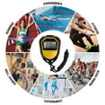 thumbnail image 7 of Waterproof Stopwatch Digital Handheld LCD Timer Chronograph Counter with Strap for Swimming Running Football Training, 7 of 7