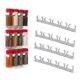 thumbnail image 5 of 4 Pcs Kitchen Spice Rack Wall-mounted Adhesive Seasoning Bottles Holder Cabinet Door Hooks Spice Bo, 5 of 5