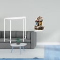 thumbnail image 2 of Mesita de noche de acrílico,Mesa auxiliar de acrílico transparente Mesa auxiliar transparente en capas,Mesa pequeña de acrílico,mesita de noche pequeña,compacta,Letrero de mesa,Decoración, 2 of 8