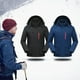 thumbnail image 3 of Chaqueta calefactable para hombre con capucha desmontable Chaqueta calefactora cálida de invierno Labymos Chaqueta térmica, 3 of 7
