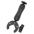 thumbnail image 4 of Pole Clamp Mount for Mini Satellite Device Universal Adjustable Angle Bracket with Adapter On RV Ladders Yacht Poles Mount and Black Adapter, 4 of 4
