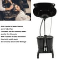 thumbnail image 4 of Portable Shampoo Basin, 2 Buckets 4 Casters Mobile Shampoo Bowl US Plug 100-240V  For The Elderly For Daily Use, 4 of 8