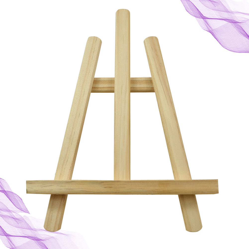 Frcolor Easel Tabletop Frame Wooden Painting Table Stand Display Drawing Desktop Mini Photo DIY Wood Bracket Art Foldable, Size: 21x15x28.5cm