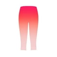thumbnail image 6 of AGWOLF Womens Capri Leggings Clearance Sale,Gradient Printed Tummy Control Capris High Waisted Cropped Trousers Workout Running Gym Capri Pants Multicolor 3XL, 6 of 6