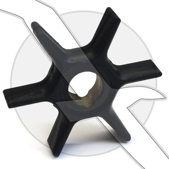 Water Pump Impeller 6/8/9.9/10/15/hp Mercury Marine Outboard 47-42038Q02 18-3062