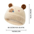 thumbnail image 3 of KANG Soft Winter Knit Hat For Babies And Toddlers With Ear Boy Girl Cute Animal For Outdoor Windproof And Warmth, 3 of 9