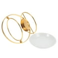 thumbnail image 3 of Wax Melt Burner With Candle Holder Aromatherapy Aroma Burner Oil Diffuser With Iron Stand, 3 of 8