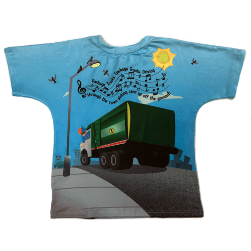 Kids Blippi Dump Truck T-Shirt for Children
