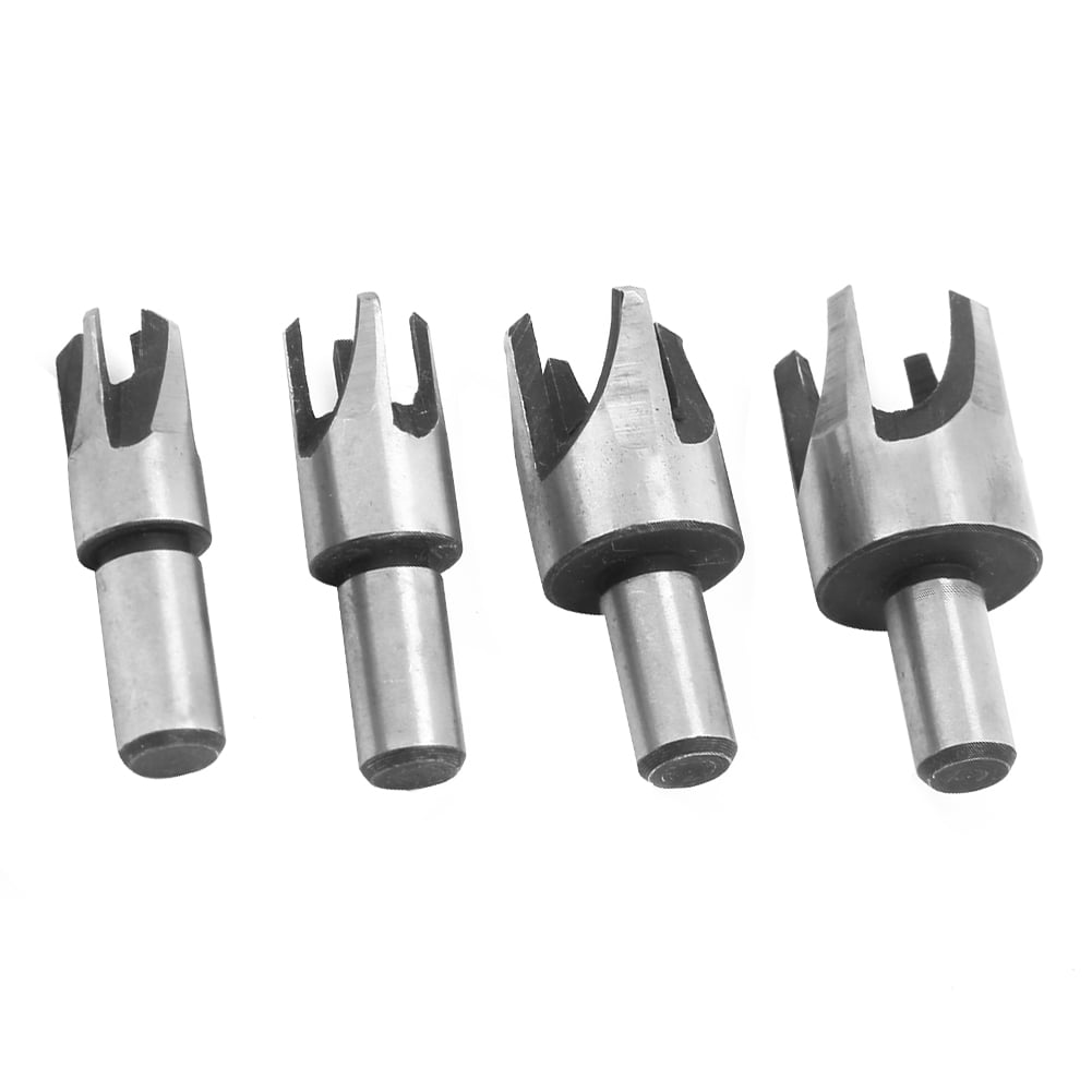 Wood Plug Cutter Tool, Tapered Plug Cutter Tenon Cutter Drill Bit
