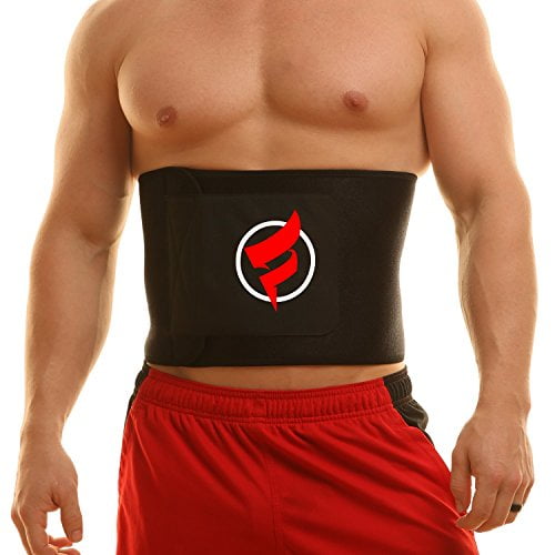 Fitru Waist Trimmer Weight Loss Ab Belt For Women Men Waist Trainer Stomach Wrap Walmart Com