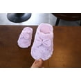 thumbnail image 7 of 2019 winter new children's cotton slippers girls cute bow warm home shoes indoor baotou fur shoes children's cotton slippers (Pink,11.5), 7 of 7