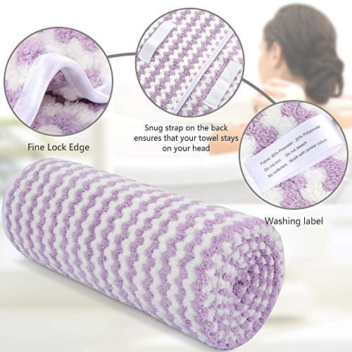 Super Soft Large 55 x 110 CM VIVOTE Microfibre Hair Towel Ultra Absorbent 55 x 110 CM Long Thick Curly Hair Drying Towel Pink Fast Drying Anti Frizz Shower Hair Dry Wrap Towel 
