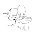 thumbnail image 3 of 1PC Toilet Douche Bidet Head Handheld Spray For Sanitary Shattaf Shower, 3 of 8