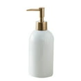 thumbnail image 2 of Joernso 420ml Liquid Soap Shampoo Lotion Shower Gel Ceramic Empty Pump Bottle Container, 2 of 5