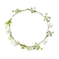 thumbnail image 1 of Diadema floral para novia, , tocado bohemio para bodas y festivales en la playa pequeñas flores blancas, 1 of 8