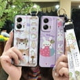 thumbnail image 4 of ABL-Phone Case For MOTO G Stylus 5G 2024, Wristband Anti-dust Kickstand Lanyard Fashion Design Soft case Silicone Phone Holder Waterproof Wrist Strap Anti-knock Dirt-resistant Ring Cute, 4 of 9