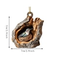 thumbnail image 2 of Forest Animal Christmas Ornaments,3D Animal Christmas Tree Ornaments,Funny Forest Animal Ornaments for Hanging Decoration Gift for Animal Lovers & Christmas Basket Stuffers, 2 of 6