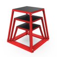 thumbnail image 1 of Steel Plyo Box for Exercise, Plyometric Jumping Box Metal Exercise Step Up Box with Anti-Slip Surface for Home Gym Training, 1 of 6