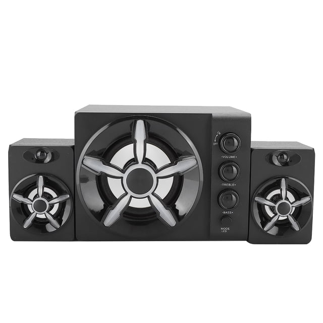 Subwoofer,Desktop Notebook 2.1 Subwoofer Speakerfor Tablet Subwoofer Streamlined Design